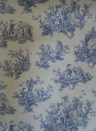 Featured image of post Blue Toile Wallpaper Uk