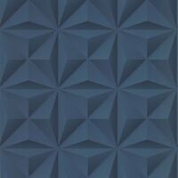 Lutece 3D Geometric Dark Blue 51176601